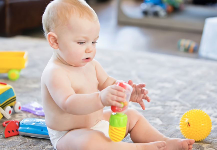 Bébé jeu, motricité, tonicité